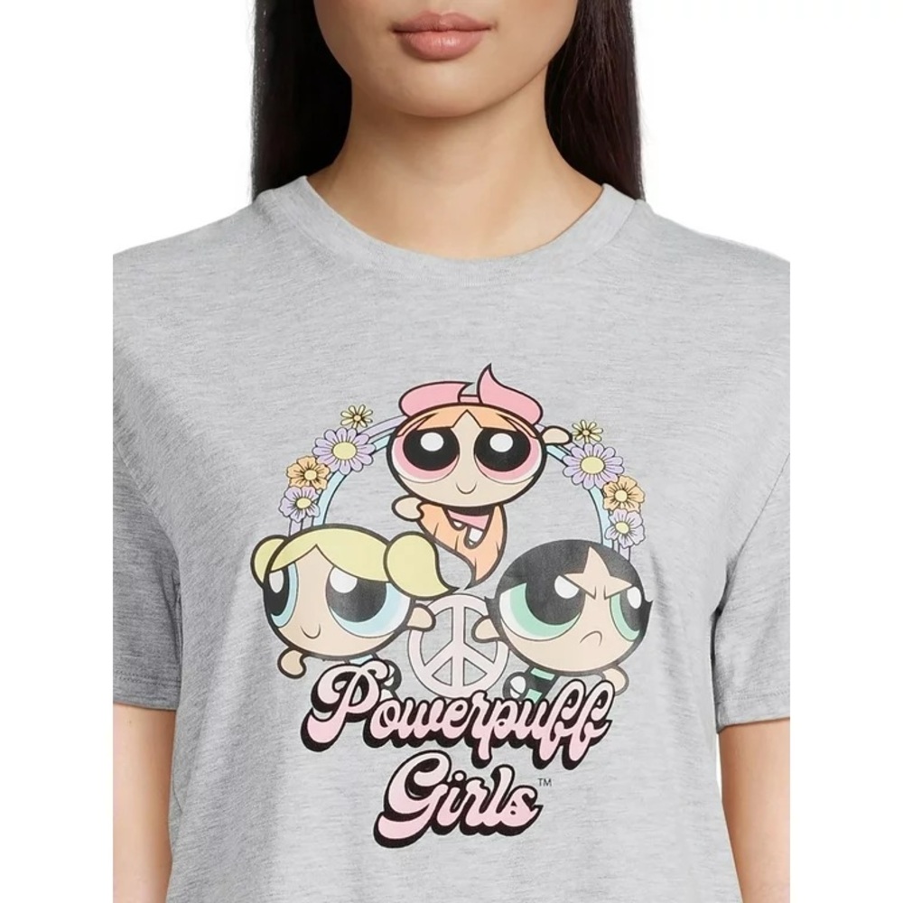 Powerpuff Girls Juniors’ Boyfriend Short Sleeve Graphic Tee -  XL
